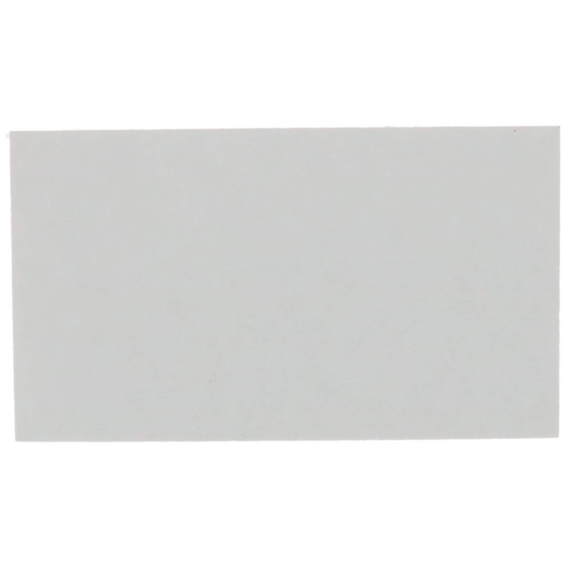 JAM Paper 2" x 3.5" White Blank Flat Note Cards
